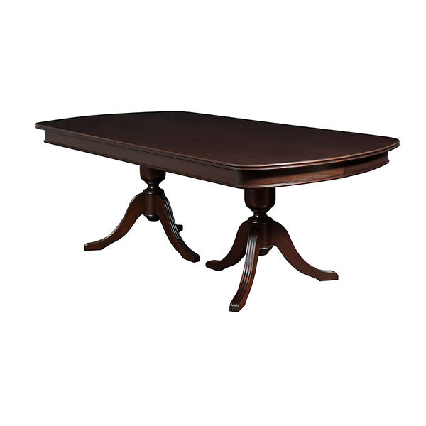 MCI025 Mesa Comedor Semiovalada Ingles Fija Ca