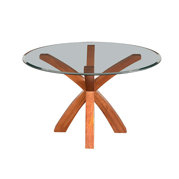 MSCX274 Mesa Circular X Sobre Vidrio