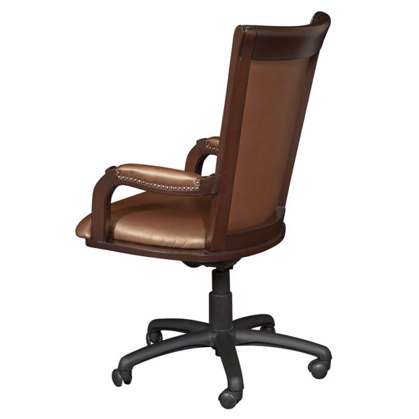 MSLE551 Sillon Giratorio Lexington Cuero - Image 2