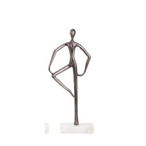 54530P Adorno Bailarín Aluminio Pequeño