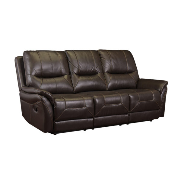 U81013-61 Sofá Reclinable 3 Plazas en piel