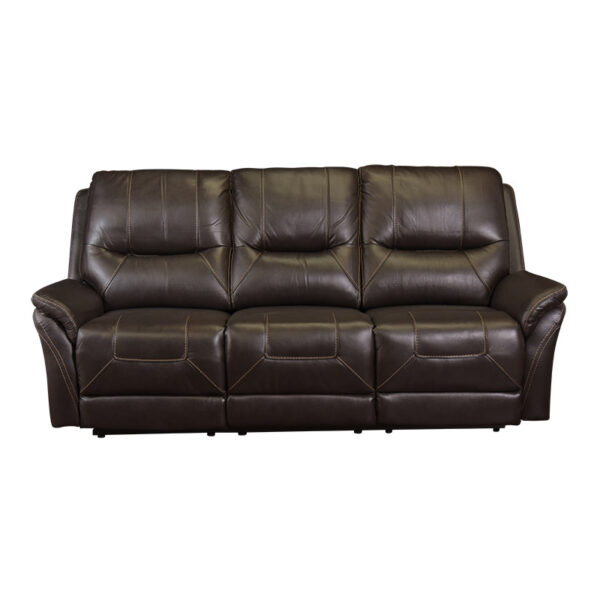 U81013-61 Sofá Reclinable 3 Plazas en piel - Image 2