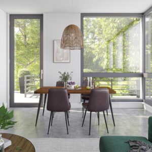 PRELUDE Juego de Comedor Rectangular 6 sillas