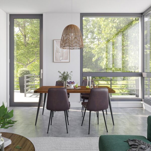 PRELUDE Juego de Comedor Rectangular 6 sillas